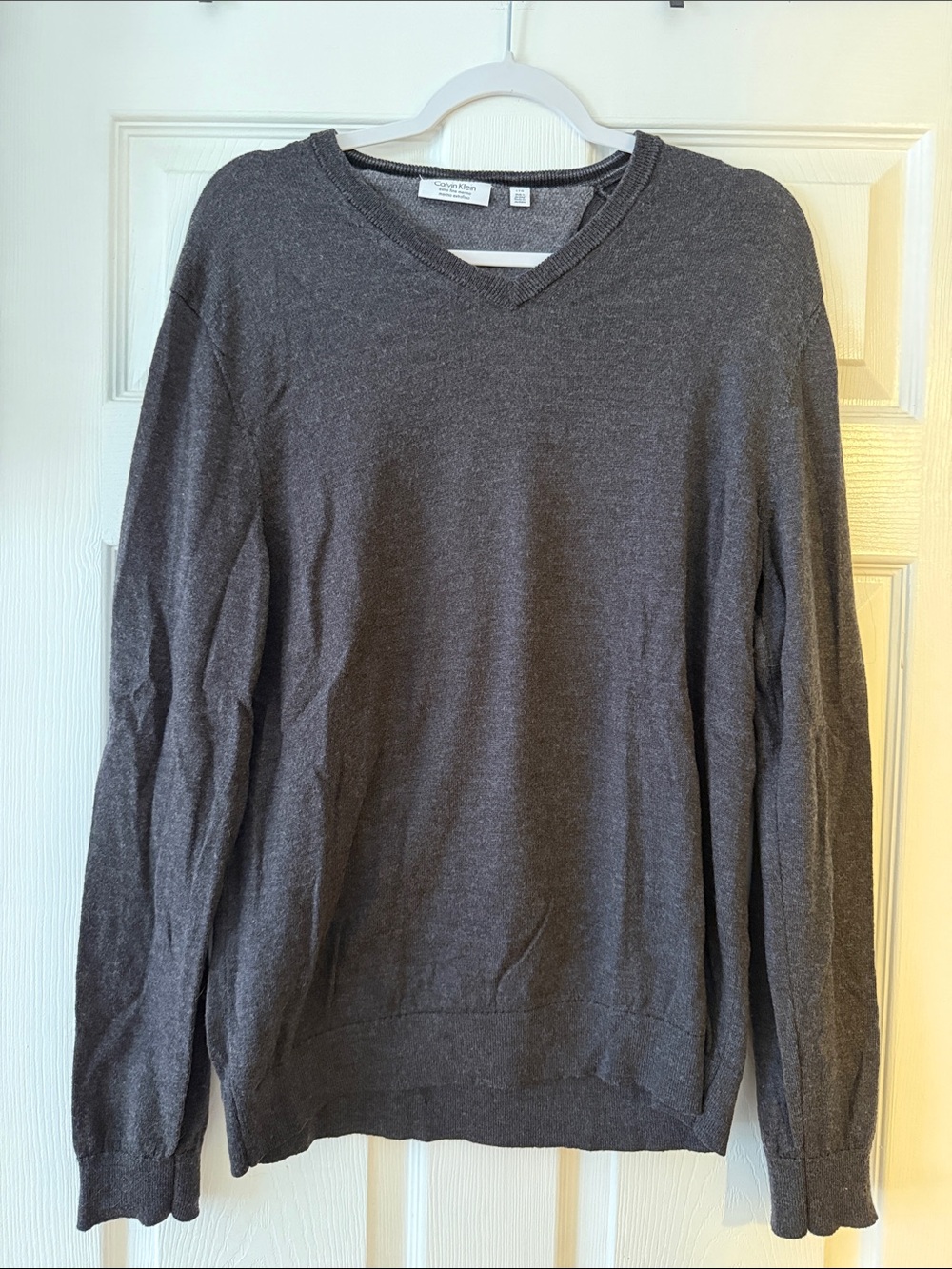 Calvin Klein Extra Fine Merino V-Neck Sweater